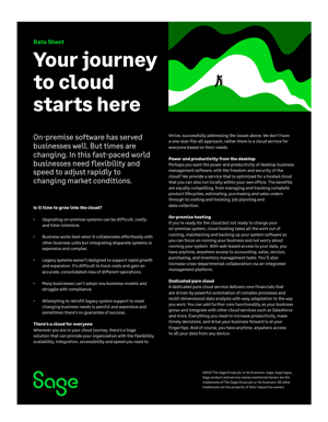 Your Journey to the Cloud Sage Partner Cloud